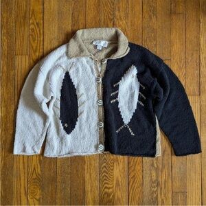 J. Jill 90s Vintage Fish Sweater